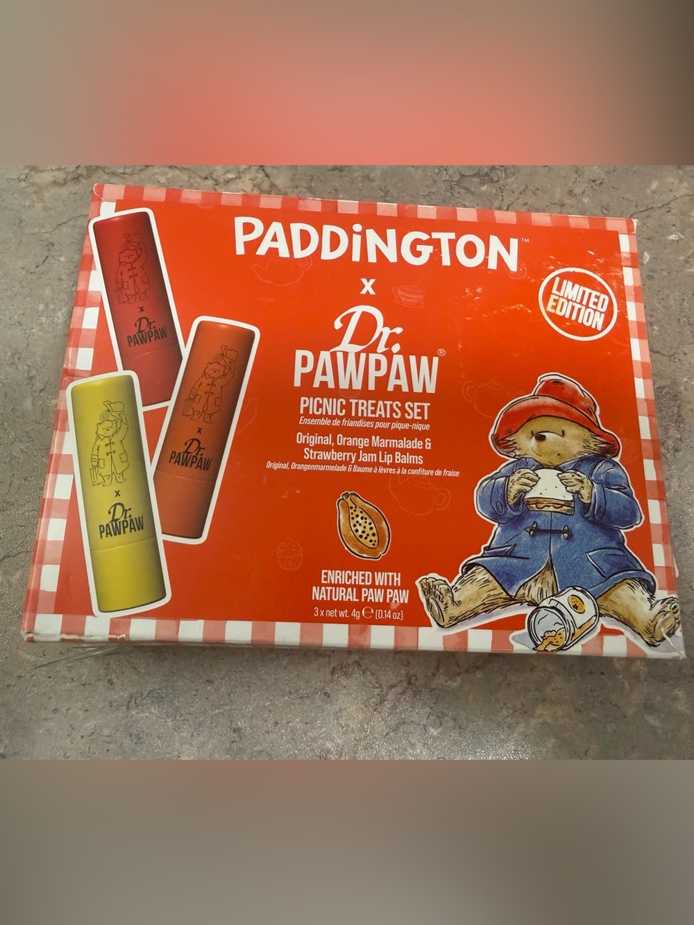 Paddington x Dr. PawPaw Picnic Treats Lip Balm Set